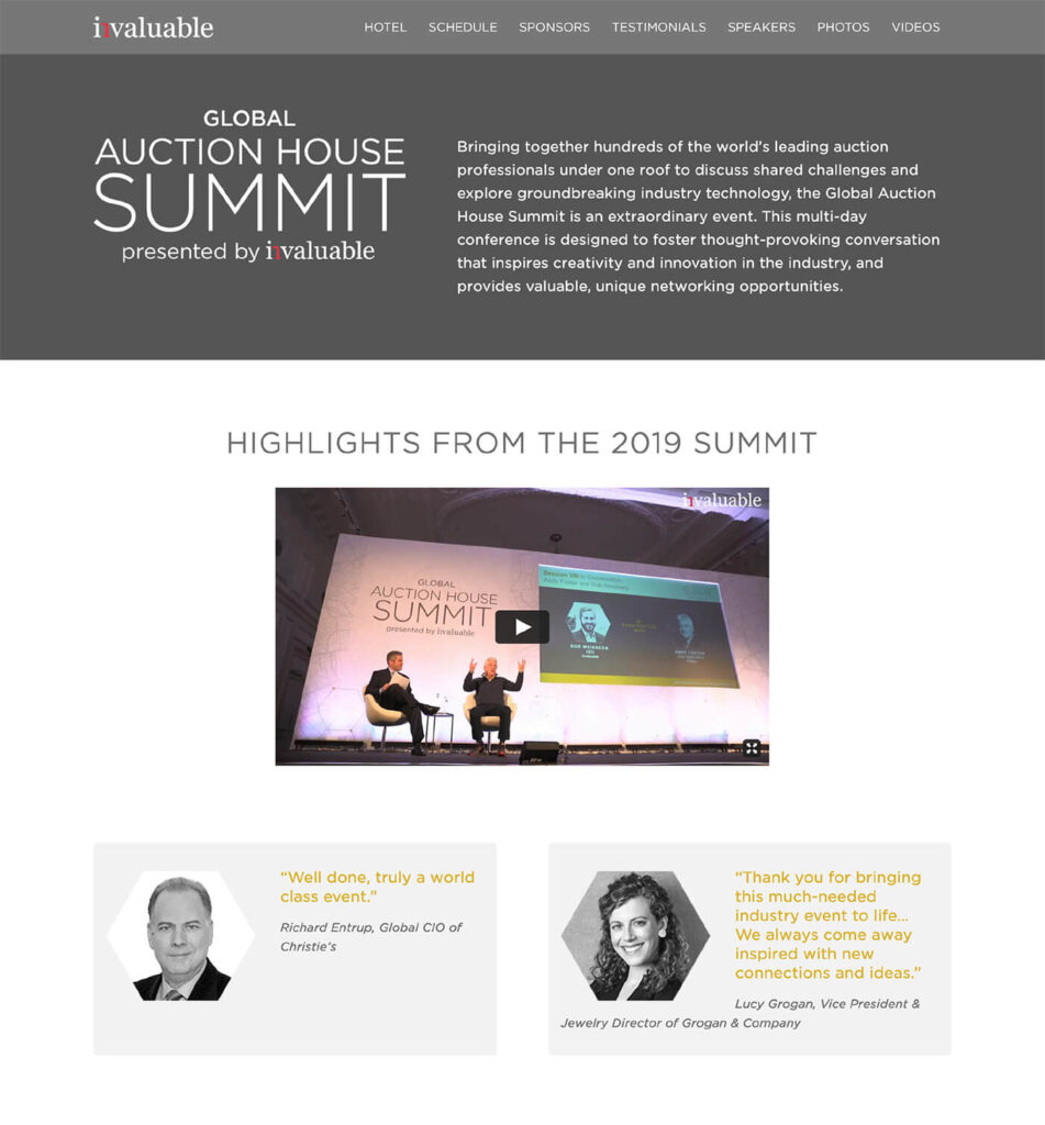 Global Auction House Summit 2019